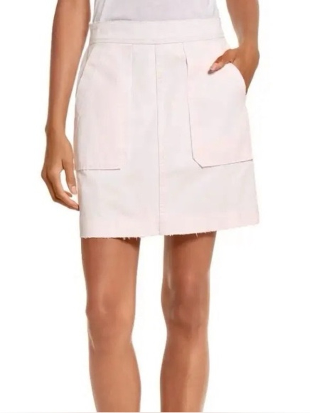 La Vie Rebecca Taylor Army Twill Skirt Pink 26